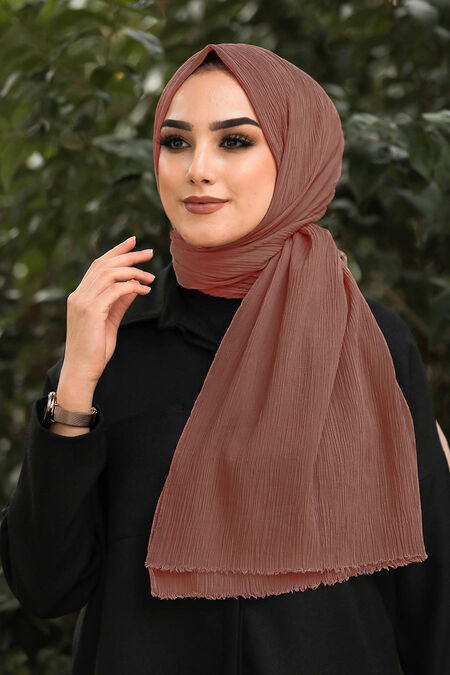 Sunuff Colored Hijab Shawl 7571TB - NEVA STYLE