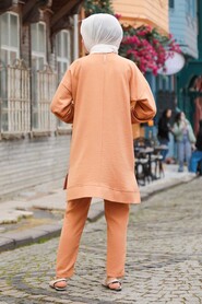 Sunuff Colored Hijab Suit Dress 5617TB - 8