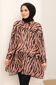 Sunuff Colored Hijab Tunic 10460TB - 1