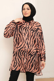 Sunuff Colored Hijab Tunic 10460TB - 2