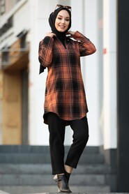 Sunuff Colored Hijab Tunic 20030TB - 2
