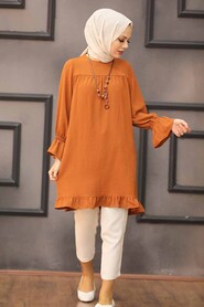 Sunuff Colored Hijab Tunic 528TB - 1