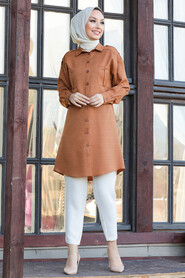 Sunuff Colored Hijab Tunic 56060TB - 1