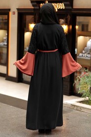 Terra Cotta Hijab Abaya 55510KRMT - 3