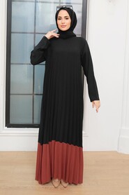 Terra Cotta Hijab Dress 7684KRMT - 1