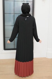 Terra Cotta Hijab Dress 7684KRMT - 2