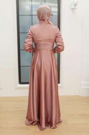  Stylish Terra Cotta Modest Wedding Dress 2511KRMT - 3