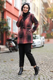 Terra Cotta Hijab Jacket 5600KRMT - 1