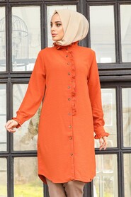 Terra Cotta Hijab Tunic 20176KRMT - 1
