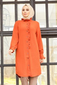 Terra Cotta Hijab Tunic 20176KRMT - 2