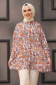 Terra Cotta Hijab Tunic 27325KRMT - 1