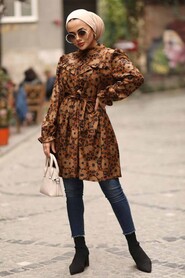 Terra Cotta Hijab Tunic 3579KRMT - 2