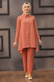 Terra Cotta Hijab Tunic 460KRMT - 1