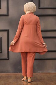 Terra Cotta Hijab Tunic 460KRMT - 2