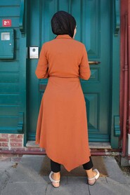 Terra Cotta Hijab Tunic 508KRMT - 2