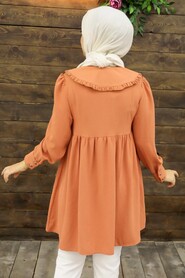 Terra Cotta Hijab Tunic 556KRMT - 3