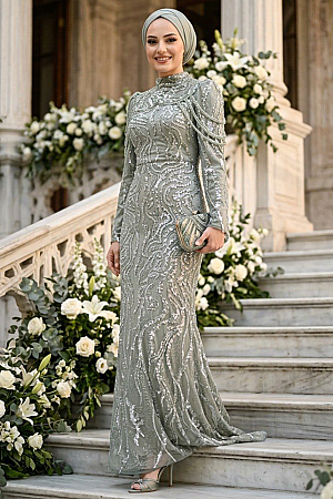 bead embroidered dress Long A-Line Prom Dress with Lace-Up Corset PromGirl