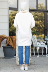White Hijab Sweatshirt & Tunic 42010B - 3