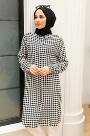 White Hijab Tunic 11553B - 1