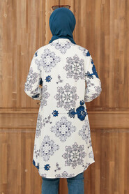 White Hijab Tunic 11570B - 2