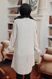 White Hijab Tunic 11591B - 2