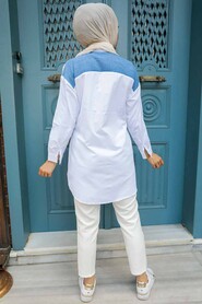 White Hijab Tunic 130B - 2