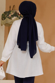 White Modest Top 10025B - 4