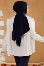 White Modest Tunic 10131B - 5