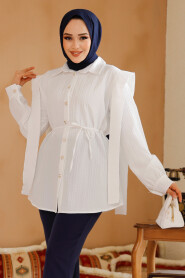 White Modest Tunic 10131B - 2