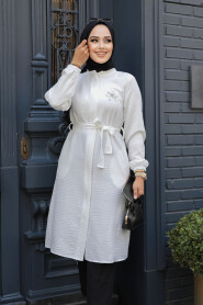 White Modest Tunic 646B - 3