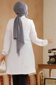 White Modest Tunic 6682B - 4