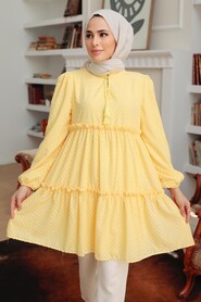 Yellow Hijab Tunic 1342SR - 1