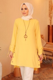 Yellow Hijab Tunic 4044SR - 1