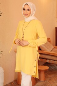 Yellow Hijab Tunic 4044SR - 2