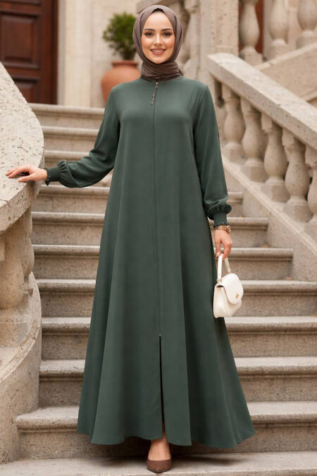 Zippered Mint Modest Ferace 45287MINT - 